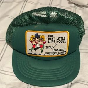 Vintage “best little lure house” trucker cap